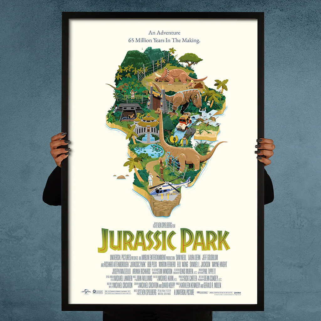 24x36 Inch Premium Poster Frame - Black - Image 10