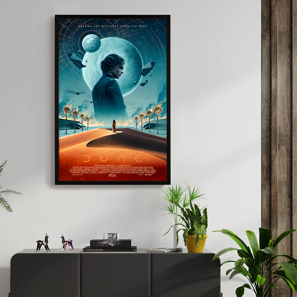 24x36 Inch Premium Poster Frame - Black - Image 9