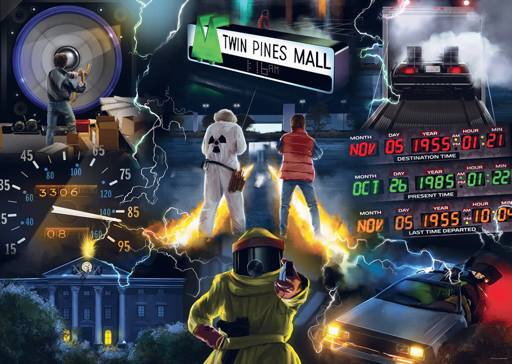 Back To The Future 1000 Piece Jigsaw Puzzle - Image 4