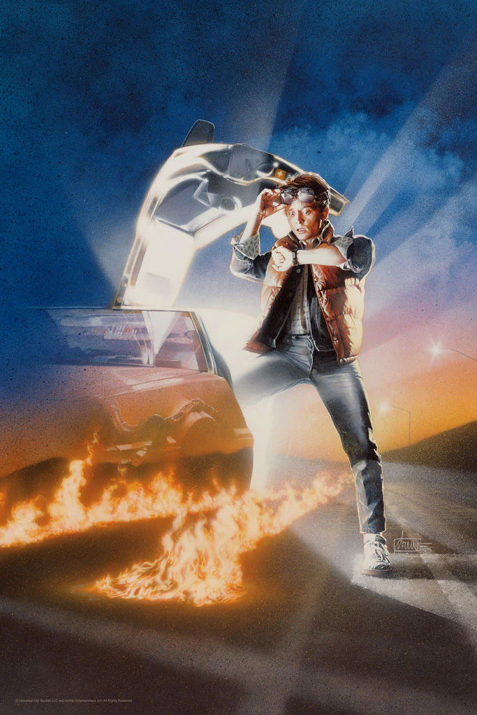 Back To The Future Art Print (Signed)