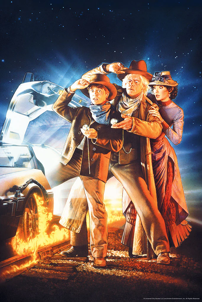 Back To The Future Part III Art Print (Signed)