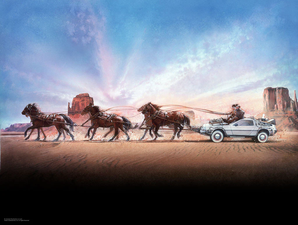 Back To The Future Part III Art Print