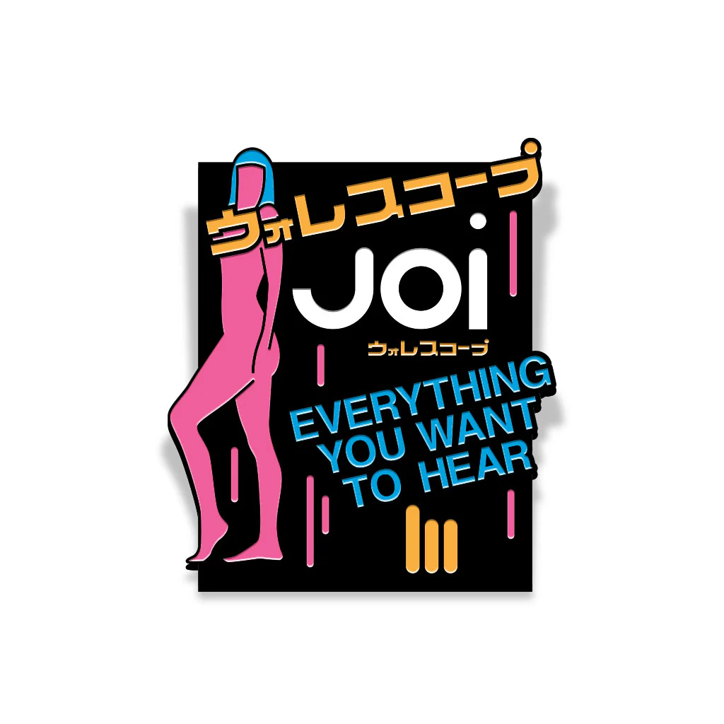 Blade Runner 2049 Pin Badges - Joi & Japanese Logo - Image 2