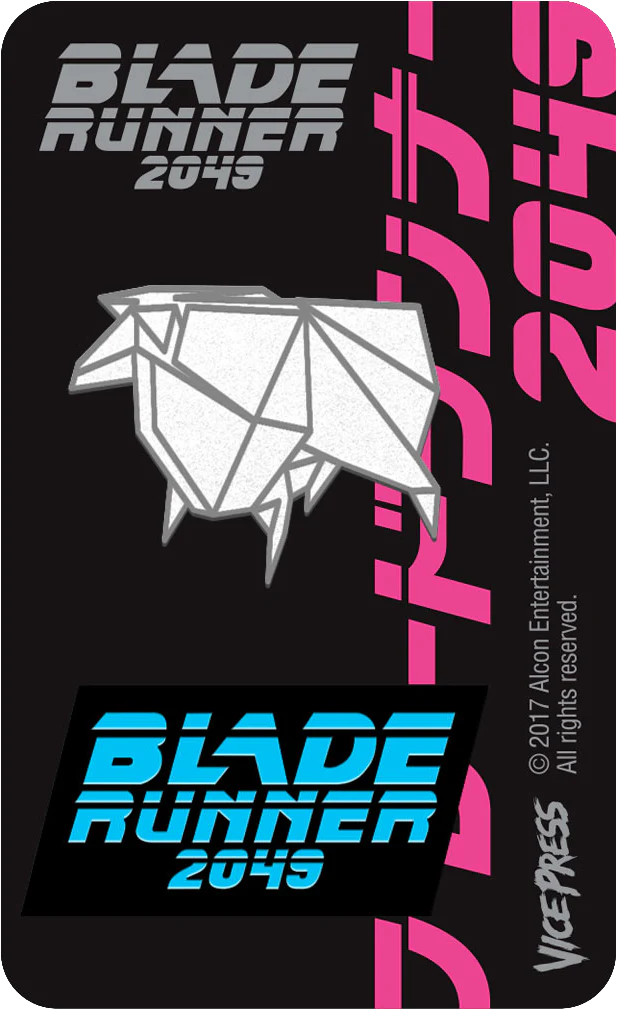 Blade Runner 2049 Pin Badges - Origami & Logo