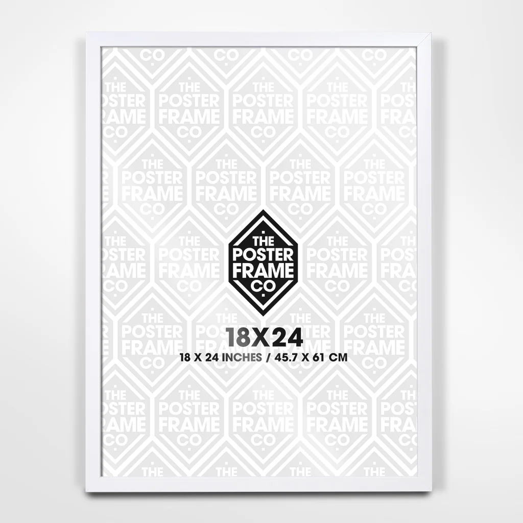 18x24 Inch Premium Poster Frame - White - Image 7