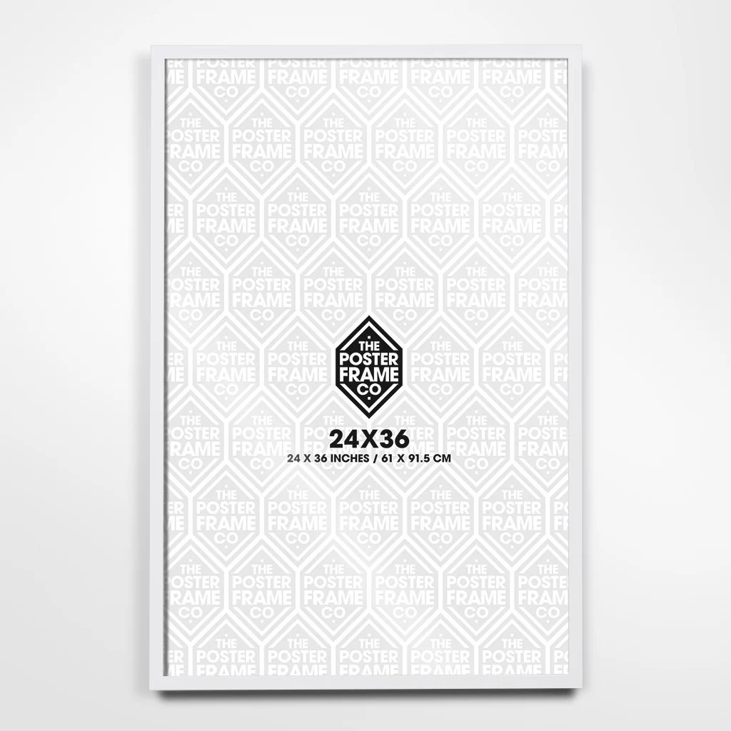 24x36 Inch Premium Poster Frame - White - Image 7