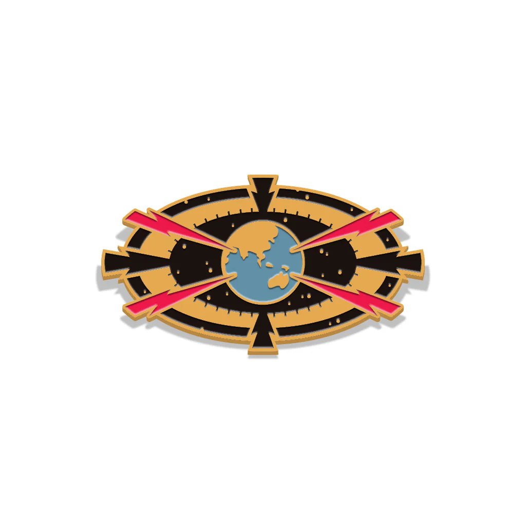 Flash Gordon "Target Earth" Enamel Pin Set - Image 3