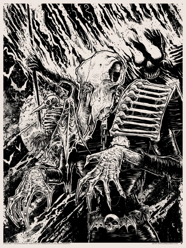 Dark Judges Set - Judge Fire and Judge Mortis, Judge Death and Judge Fear - Image 2
