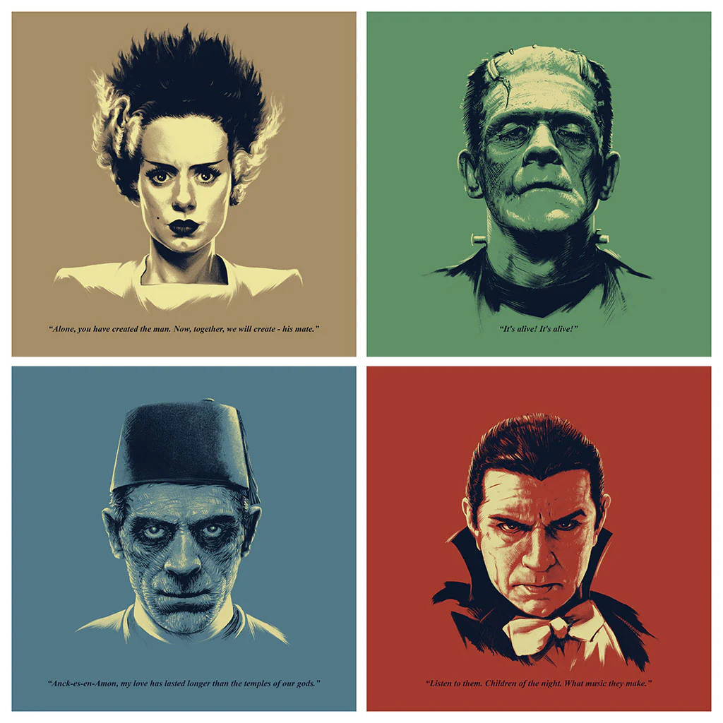 Universal Monsters feat Bela Lugosi as Dracula Headshots - Series 1 - Image 2