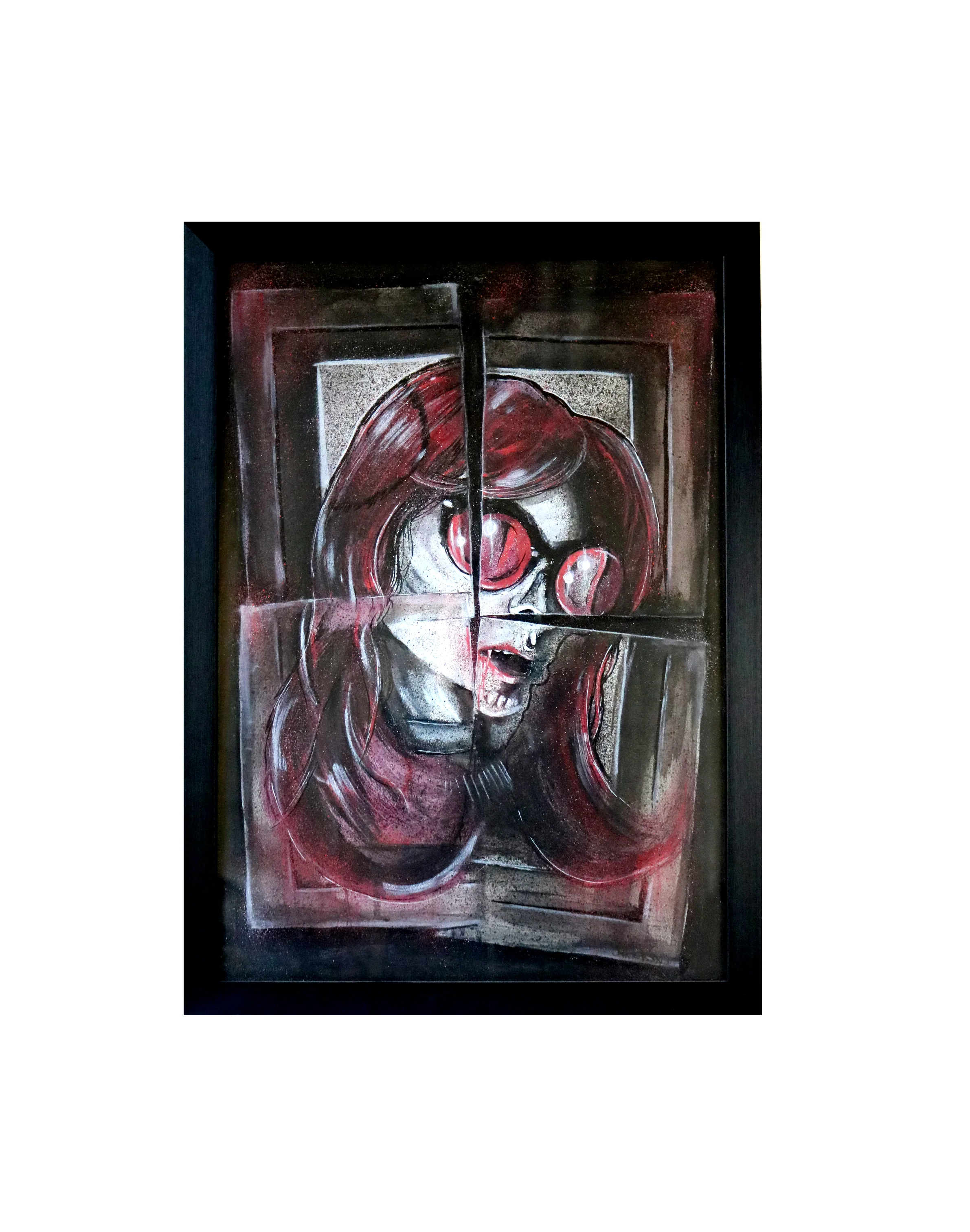 Durham Red Mixed Media Original