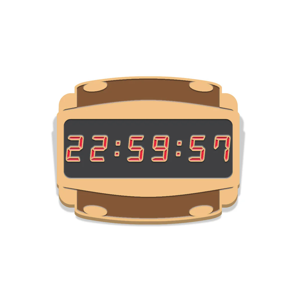 Escape From New York Pin Set - Countdown Watch & Italian Logo - Image 3