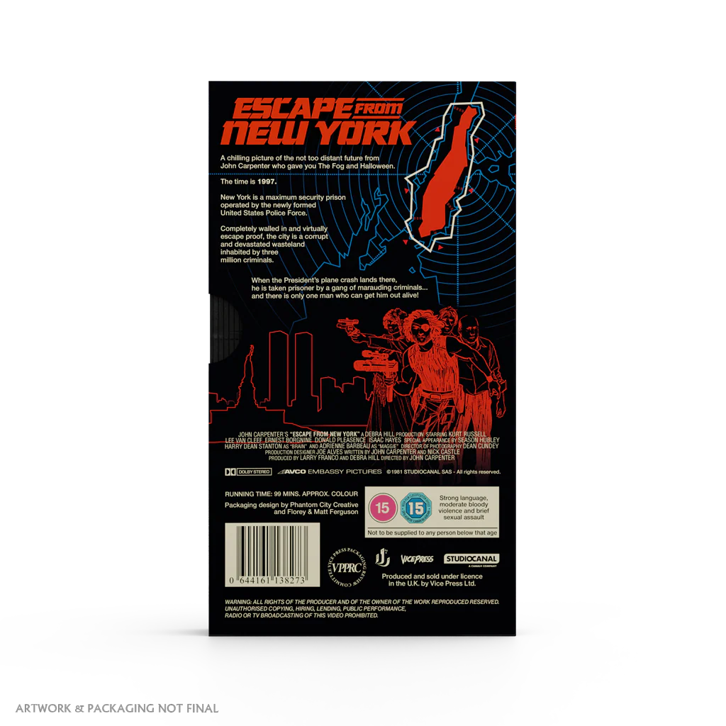 Escape From New York - Slipcase Edition VHS - Image 6