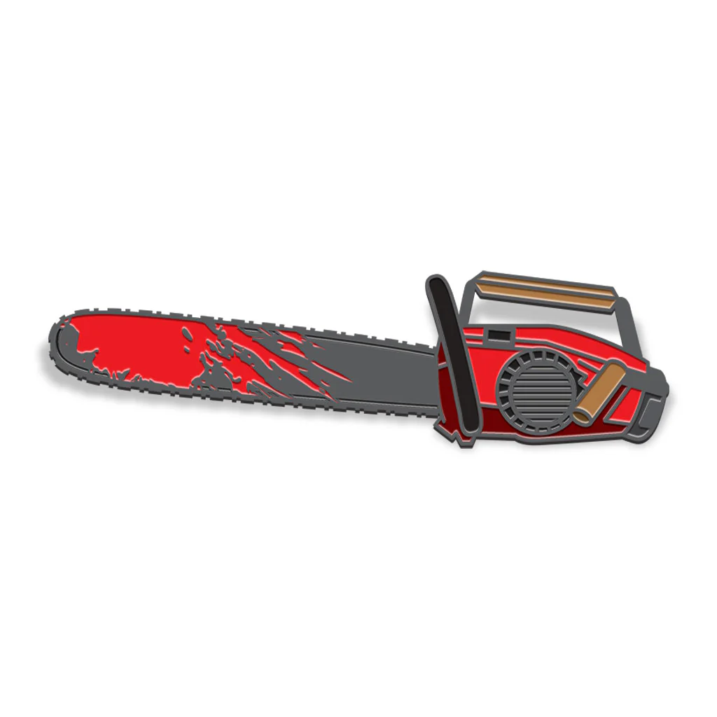 Evil Dead II Pin Badges - Groovy/ Chainsaw - Image 2
