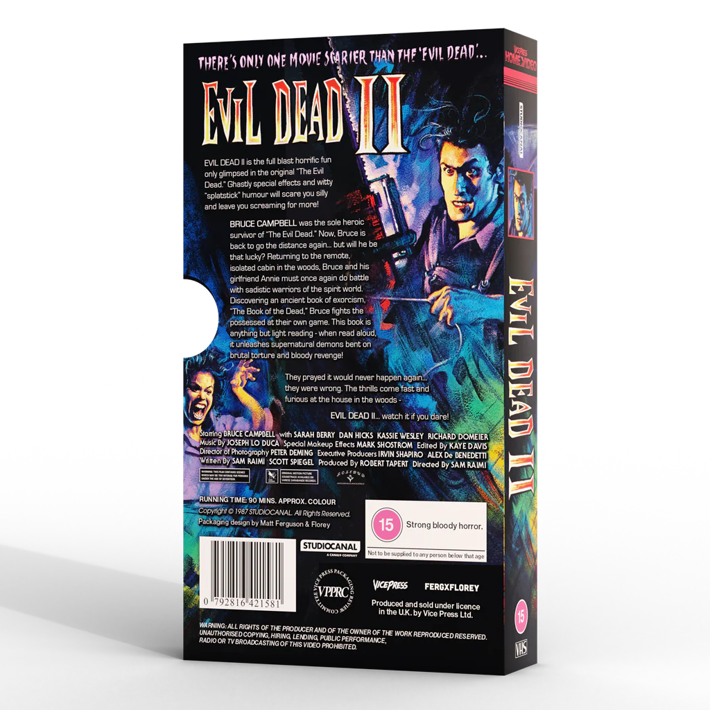 Evil Dead II VHS - Book Of The Dead Variant - Image 3