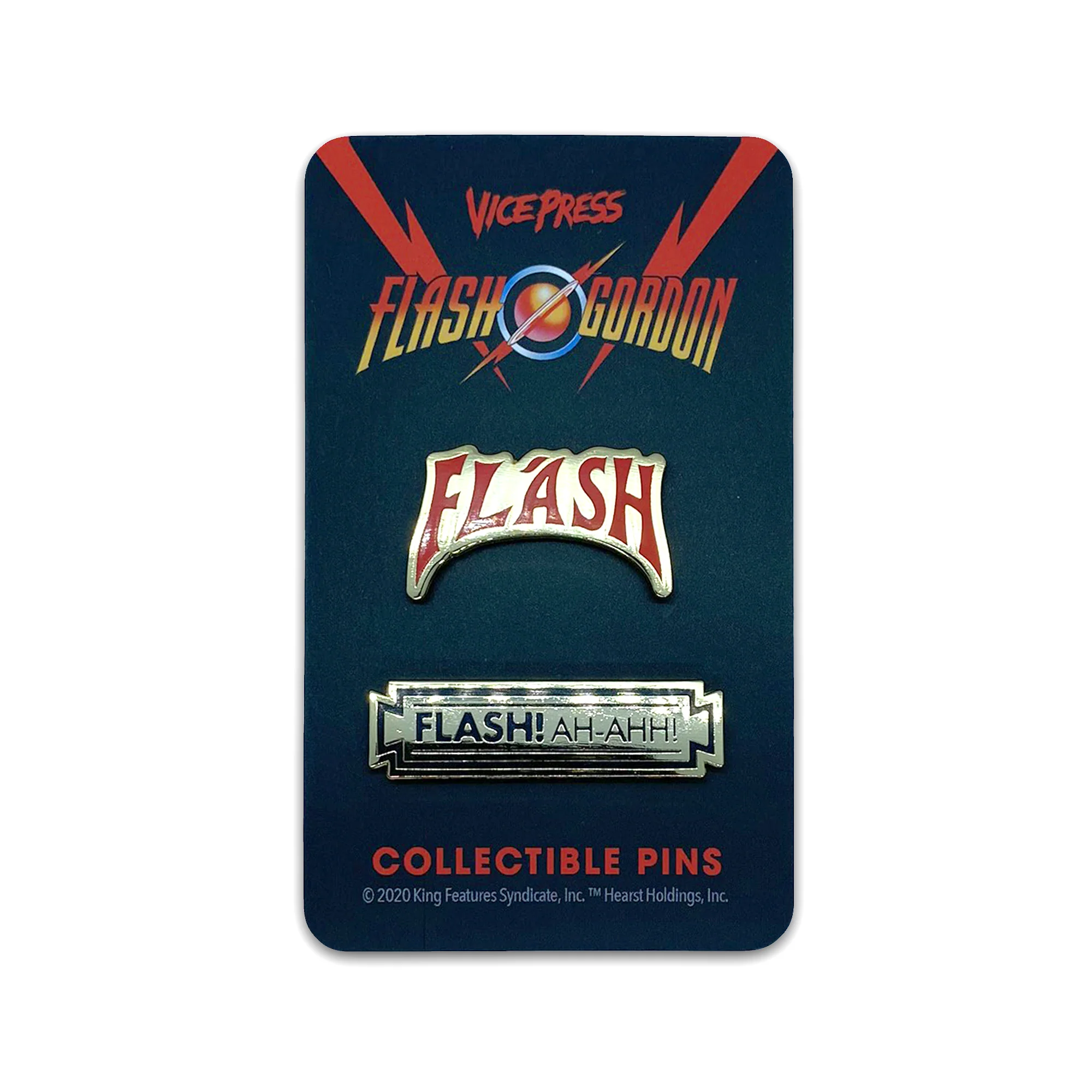 Flash Gordon " Flash! Ah-Ahh!" Enamel Pin Set - Image 4