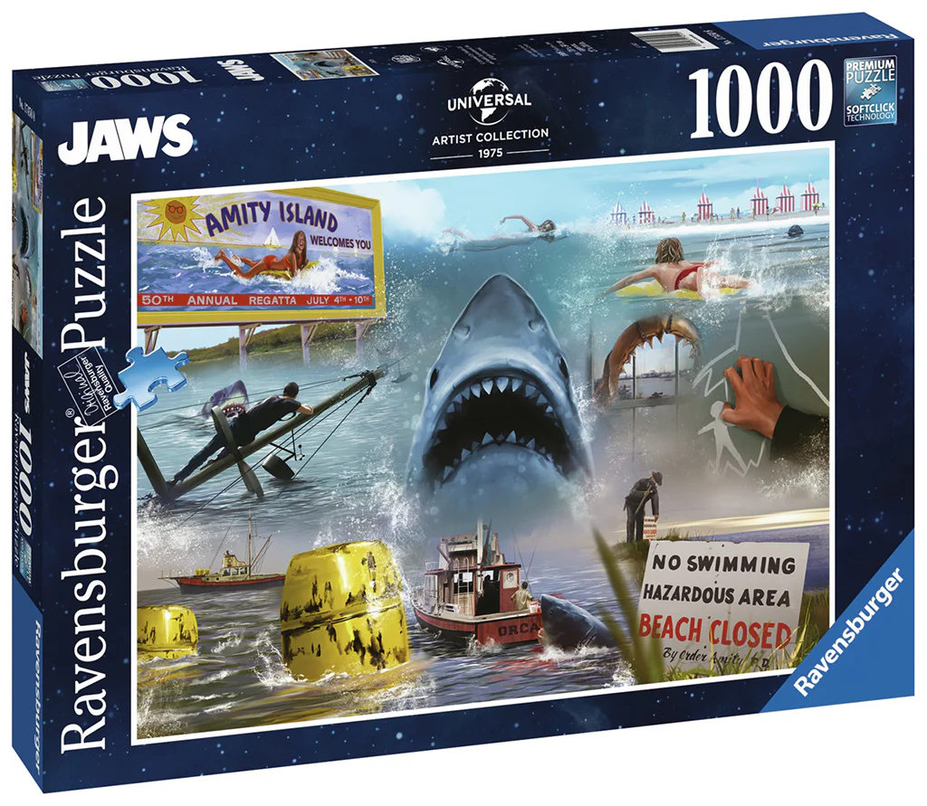 Jaws 1000 Piece Jigsaw Puzzle - Image 2