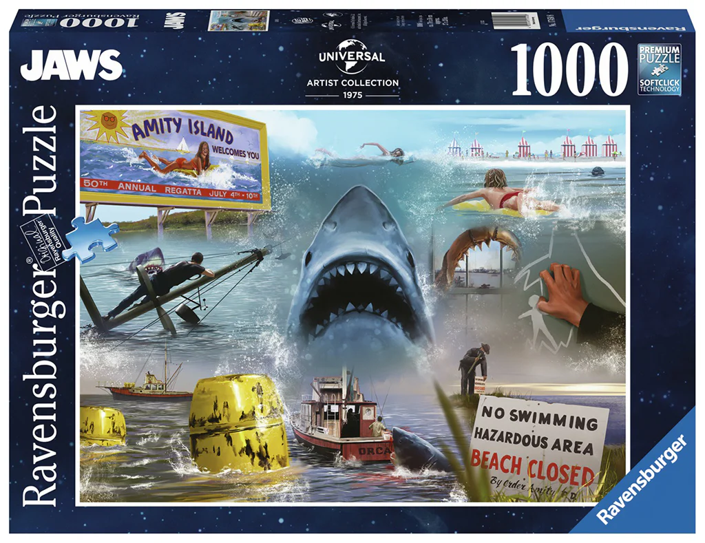 Jaws 1000 Piece Jigsaw Puzzle - Image 3