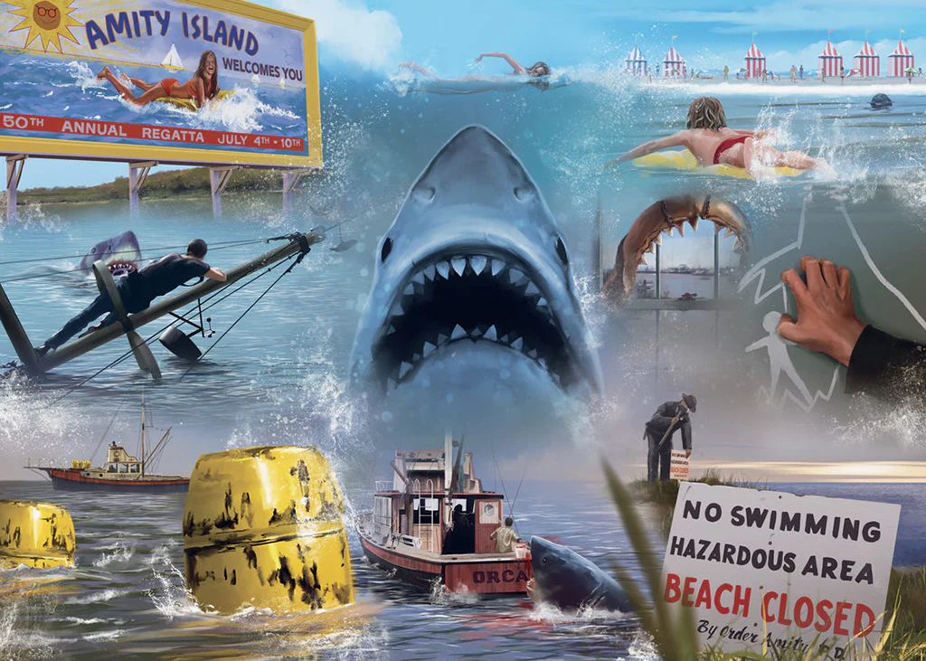 Jaws 1000 Piece Jigsaw Puzzle - Image 4