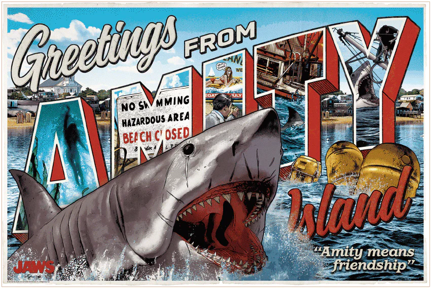 Jaws: Greetings From Amity Island - 3D Lenticular