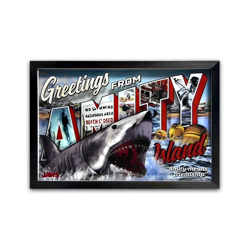 Jaws: Greetings From Amity Island - Framed Diorama - Image 2