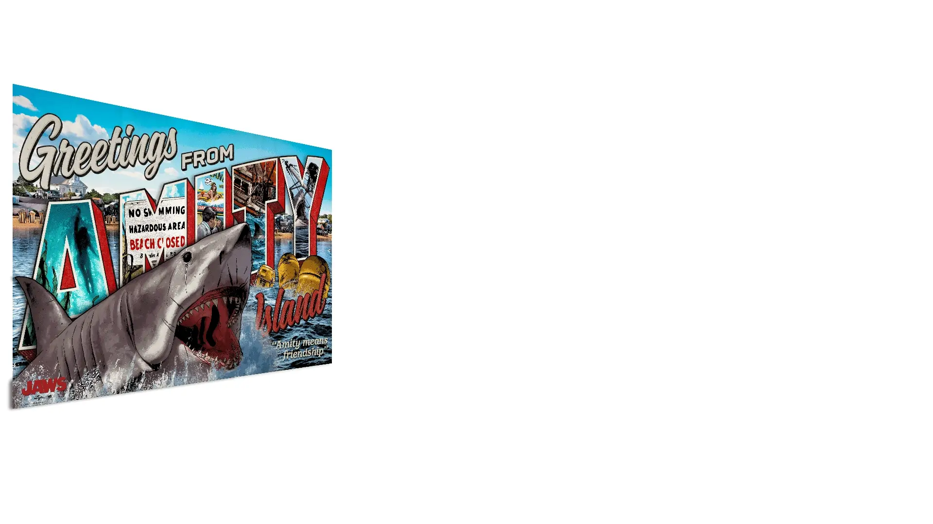 Jaws: Greetings From Amity Island - Multi-Layer Acrylic Panel - Image 3