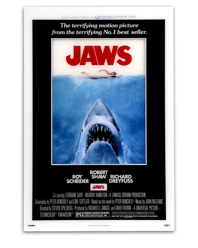 Jaws Theatrical Key-Art - Multi-Layer Acrylic Panel - Image 3