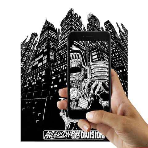 Judge Anderson - Eyejack Augmented Reality Print - Image 3