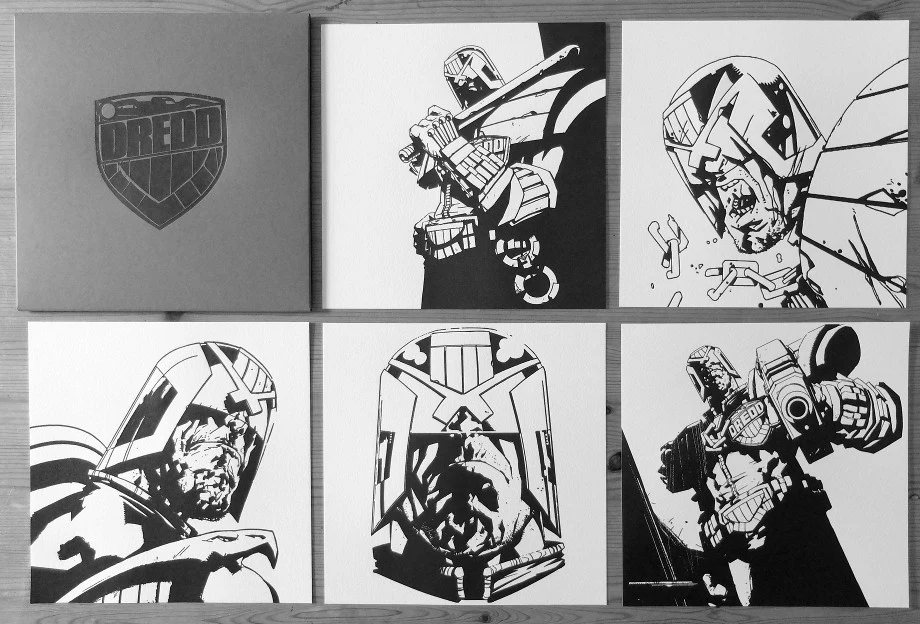 Judge Dredd Letterpress Set