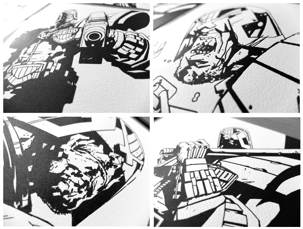 Judge Dredd Letterpress Set - Image 2