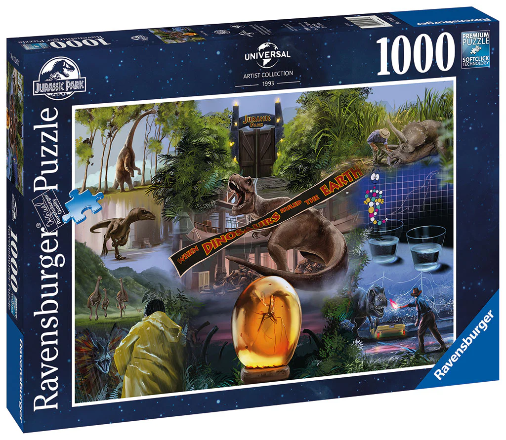 Jurassic Park 1000 Piece Jigsaw Puzzle - Image 2