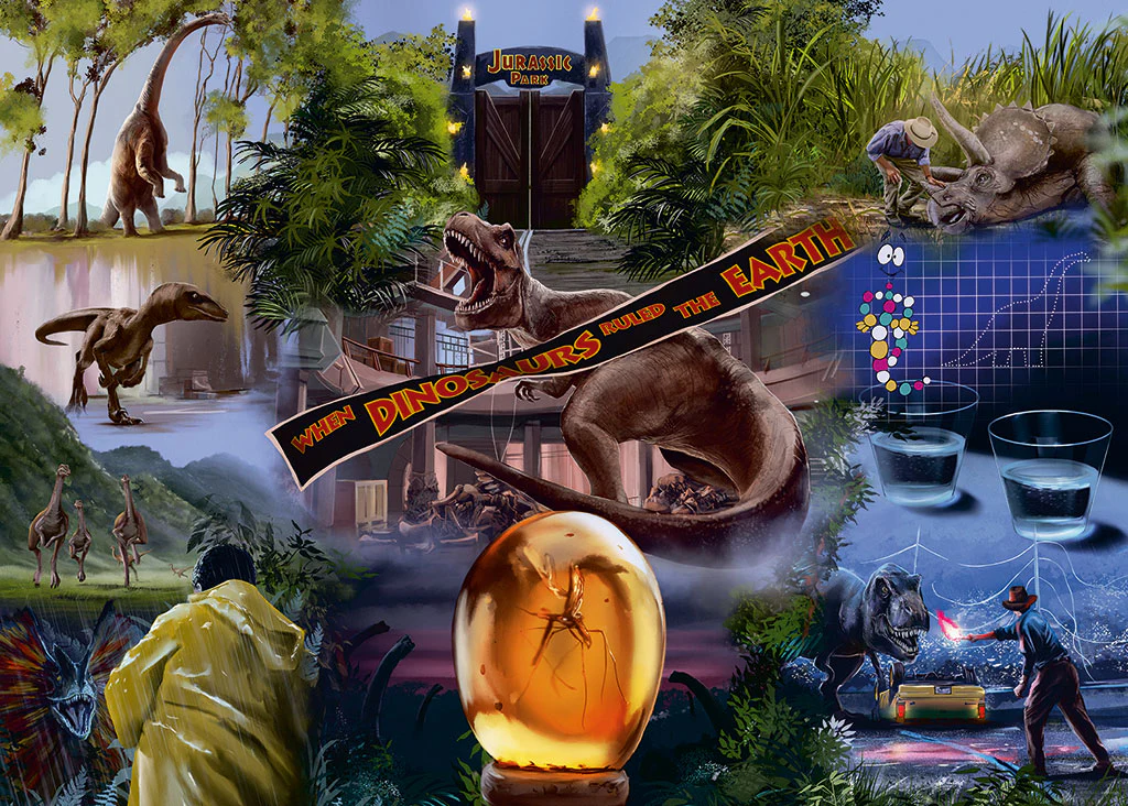 Jurassic Park 1000 Piece Jigsaw Puzzle - Image 4