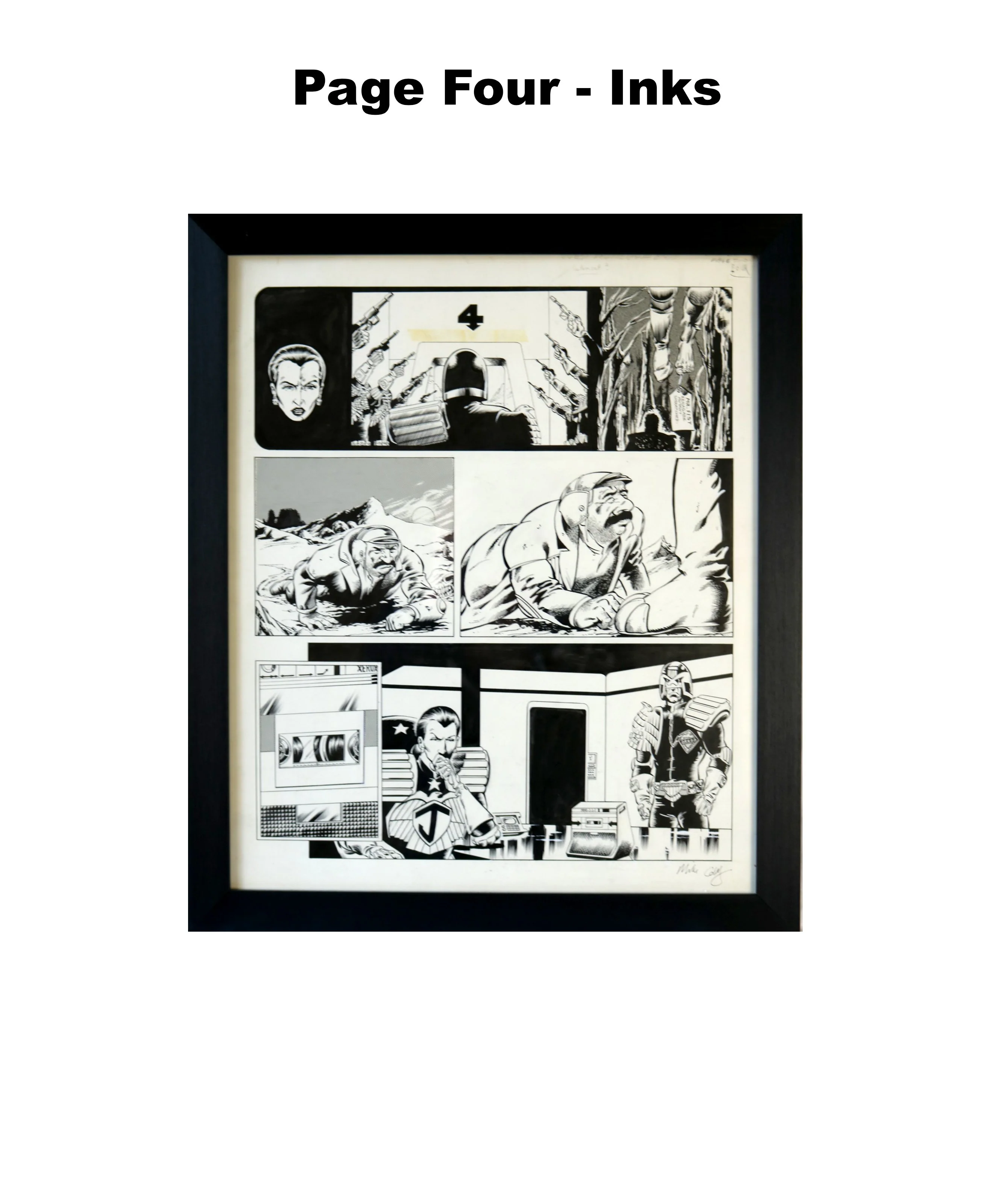 Badlander (Unpublished Alan Moore 2000 AD Story) Original Pages - Image 5