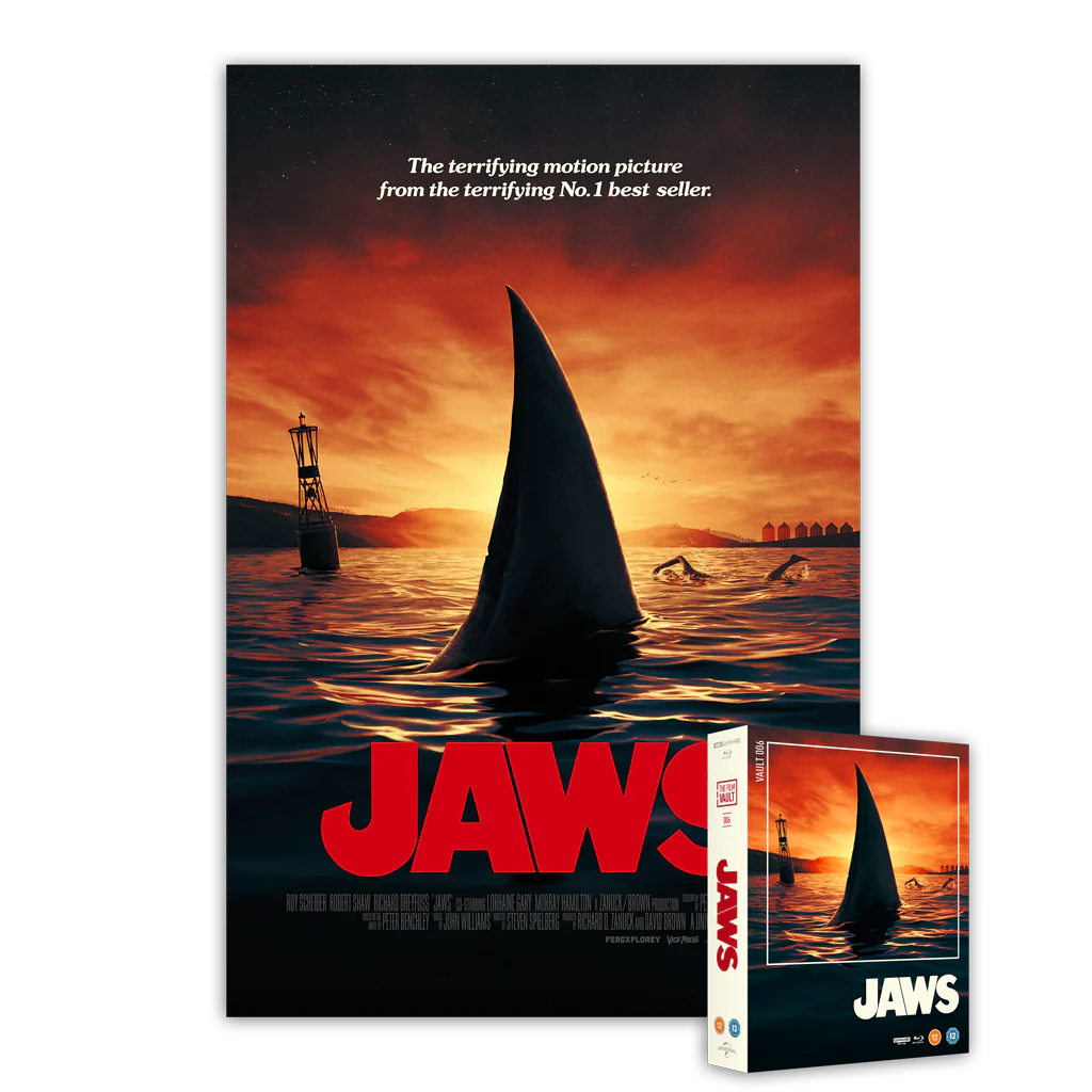 The Film Vault - Jaws 4K UHD & Exclusive Poster