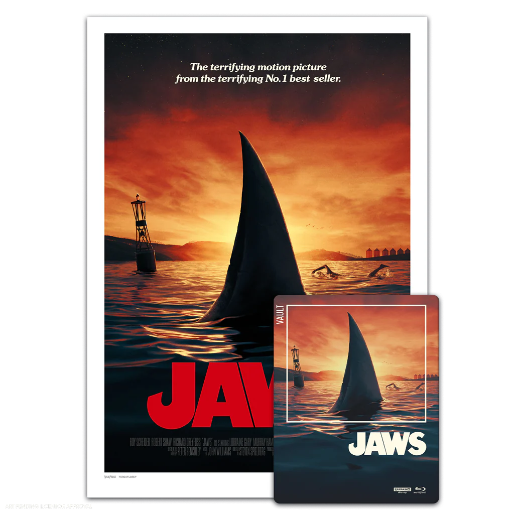 The Film Vault - Jaws 4K UHD Steelbook & Exclusive Poster
