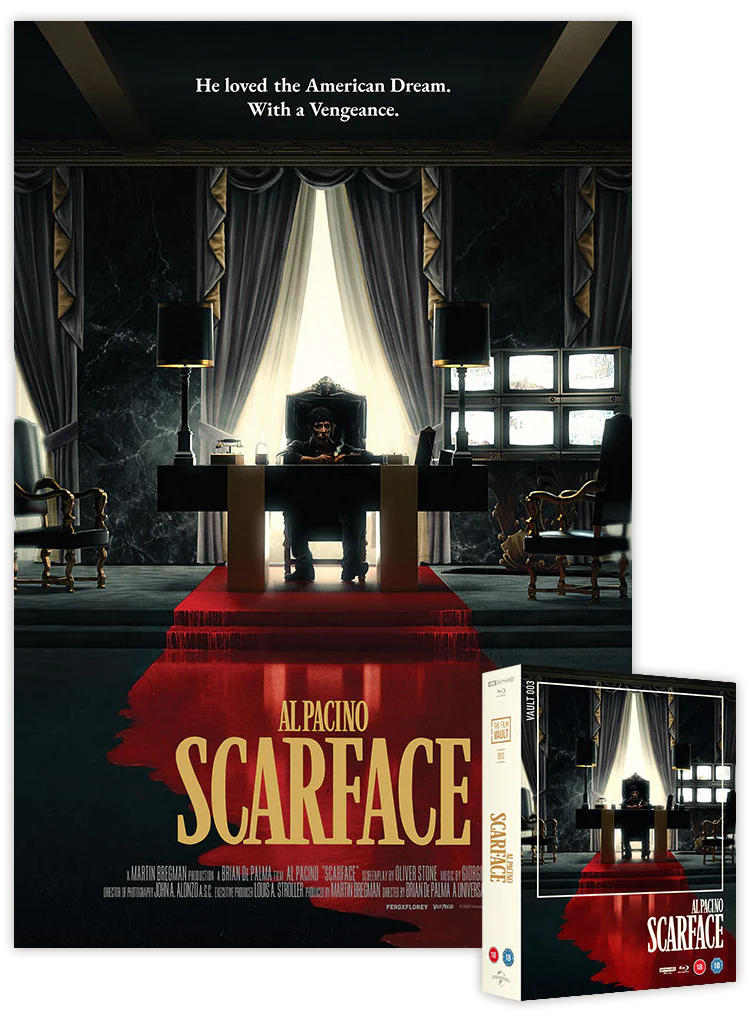 The Film Vault - Scarface 4K UHD & Exclusive Poster