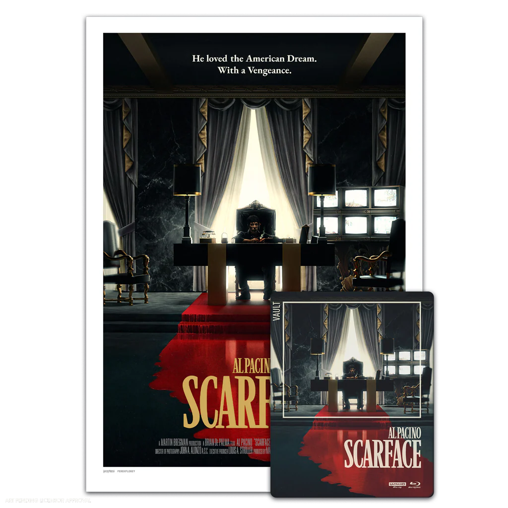 The Film Vault - Scarface 4K UHD Steelbook & Exclusive Poster