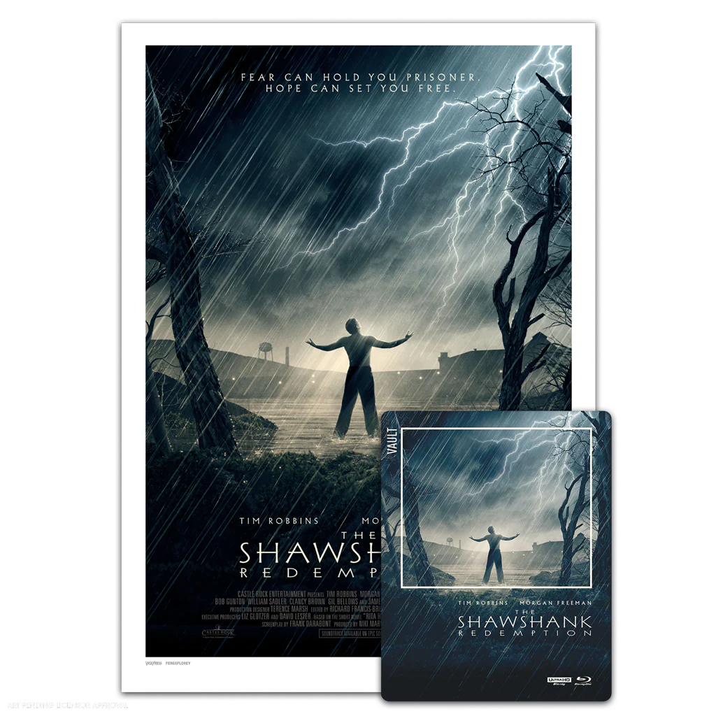 The Film Vault - The Shawshank Redemption 4K UHD Steelbook & Exclusive Poster