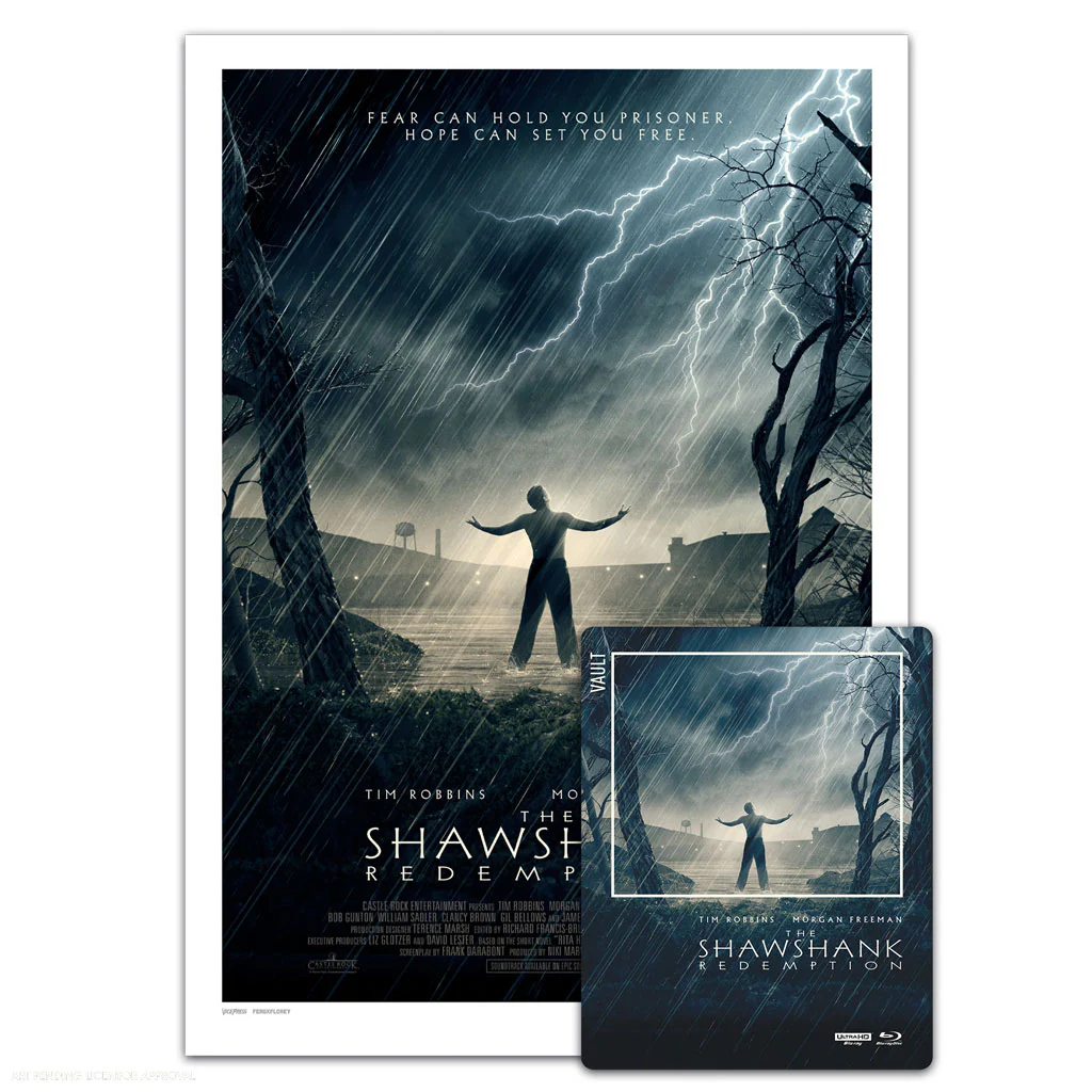 The Film Vault - The Shawshank Redemption 4K UHD Steelbook & Exclusive Poster - Image 2