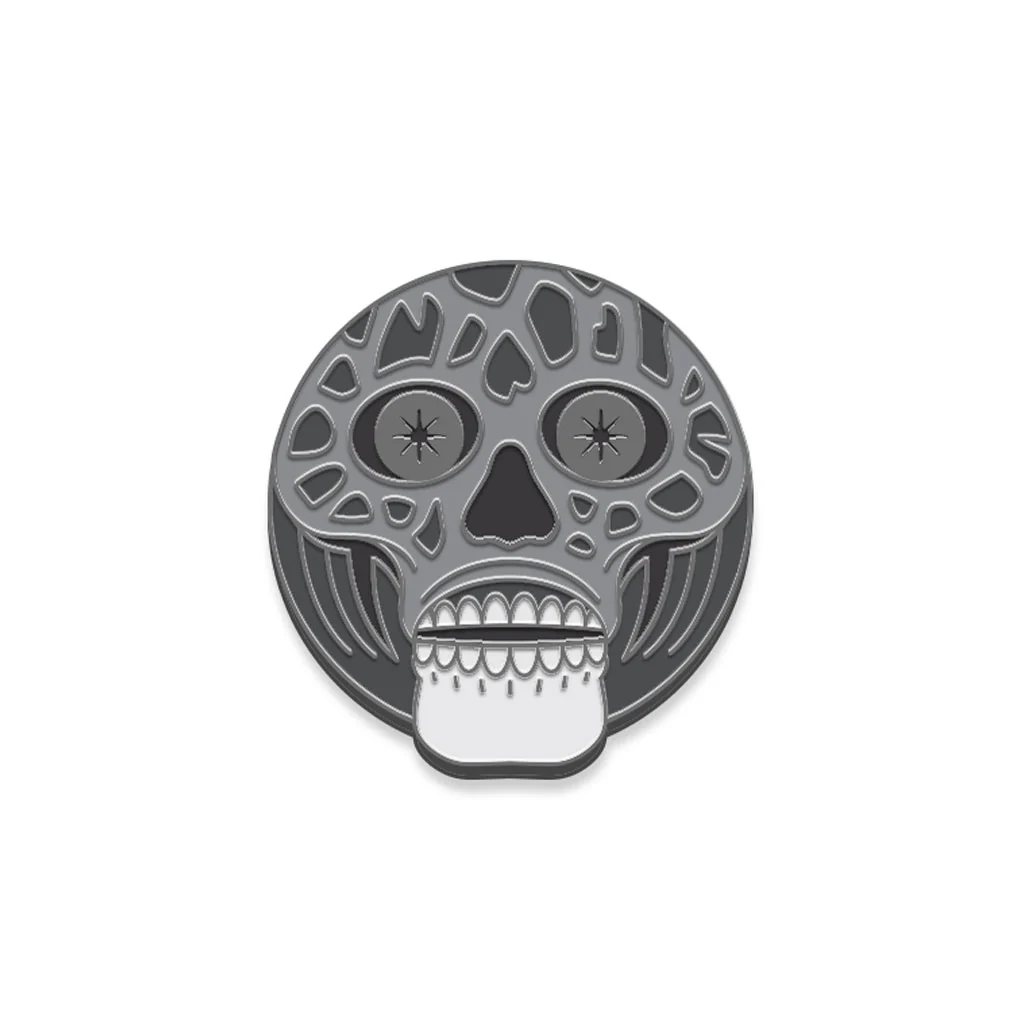 They Live Enamel Pin - Alien Black & White - Image 2