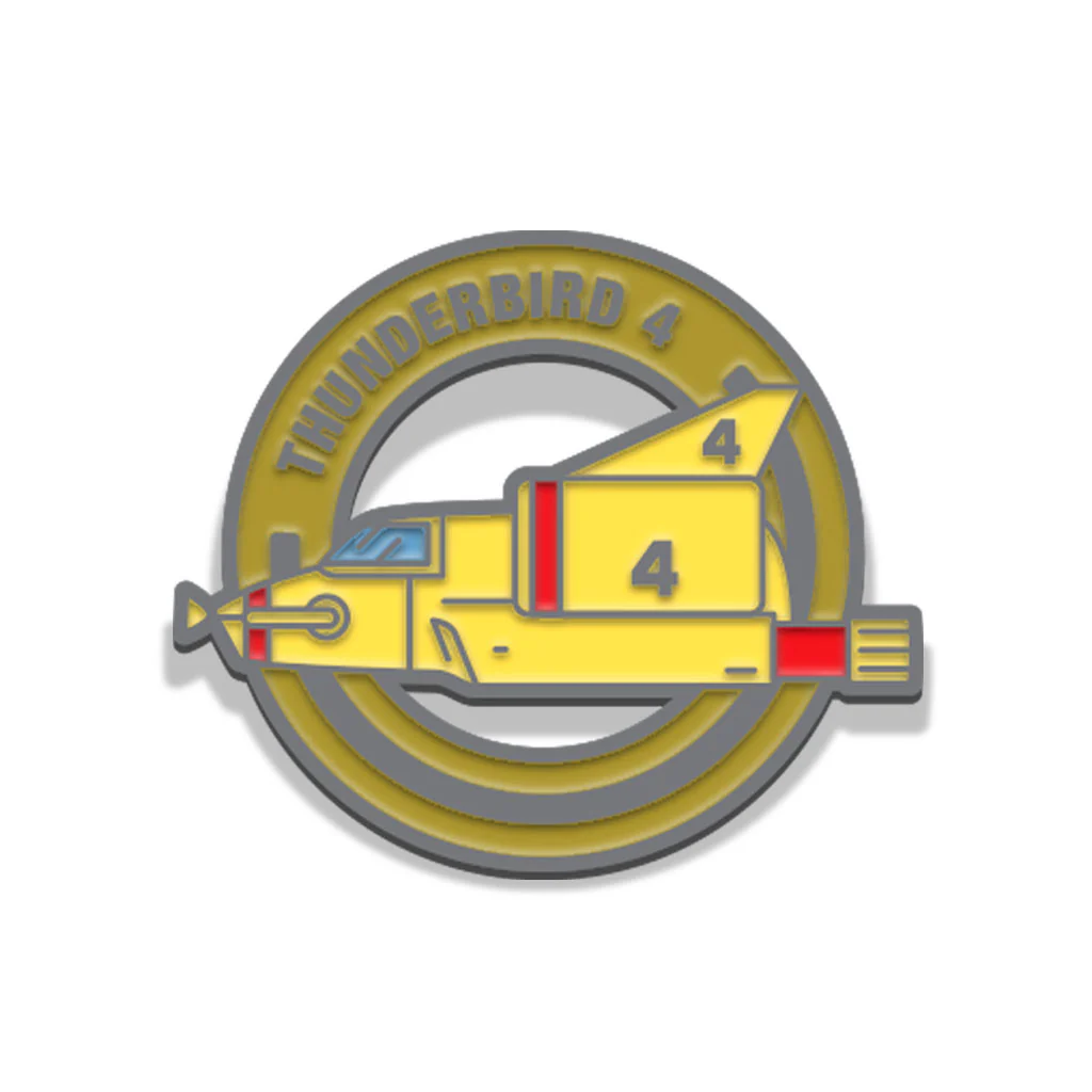 Thunderbird 4 Enamel Pin - Image 2
