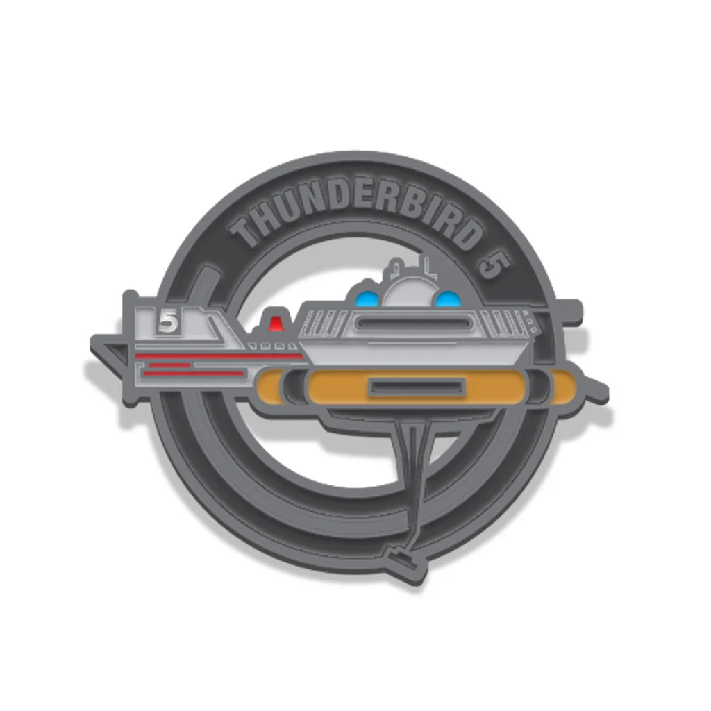 Thunderbird 5 Enamel Pin - Image 2